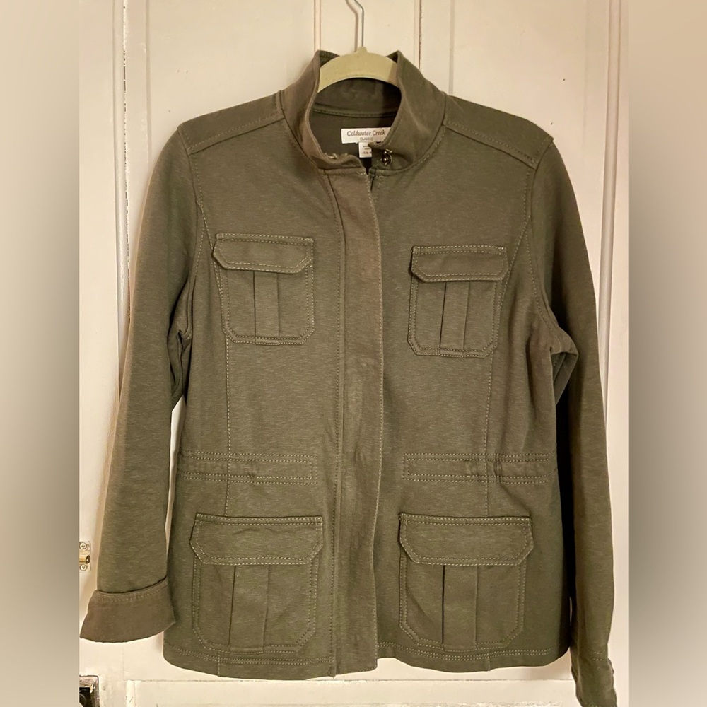 Coldwater Creek Women's Olive Jacket